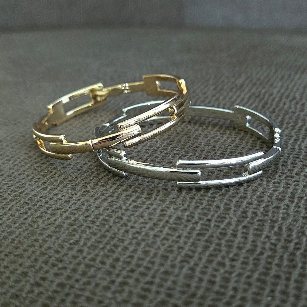 House🏠 of Harlow 1960 Set of Two✌️ Bangle Bracelets - NWT - Picture 14 of 16